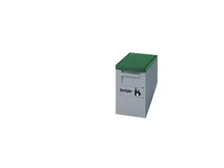Afvalbak Afvalverzamelaar 15 Liter 355x200x300mm Lichtgrijs/Groen