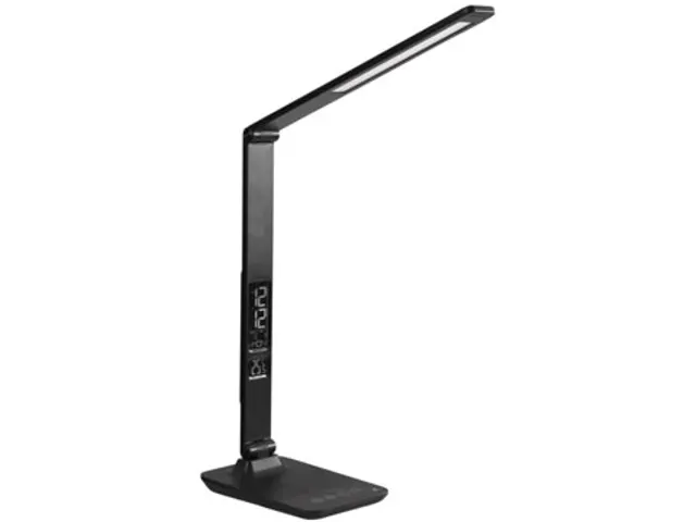 ALBA LED bureaulamp Viva zwart USB