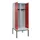 locker met bank,voor scheiding van kleding,HxBxD 2120x800x815mm,2vak