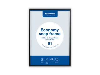 Kliklijst Europel Economy B1 25Mm Zwart - 1