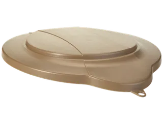 Hygiene 5687-66 emmerdeksel, bruin voor 12 liter emmer 568666 - 1