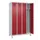 locker voor scheiding van kleding,HxBxD 1950x1200x500mm,4vak