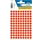 HERMA 1846 Multipurpose etiketten Rond 8mm Fluor Rood 540 stuks