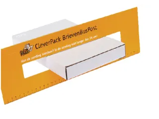 Brievenbusbox CleverPack A5 230x160x26mm karton wit pak à 5 stuks - 3