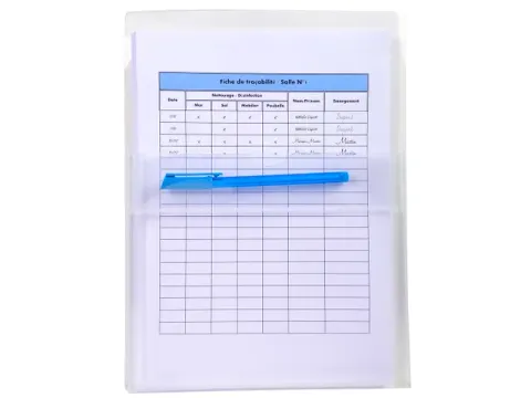 OUTLET PK 2 zelfkl. tas/bal g glad PP 20/100 A4