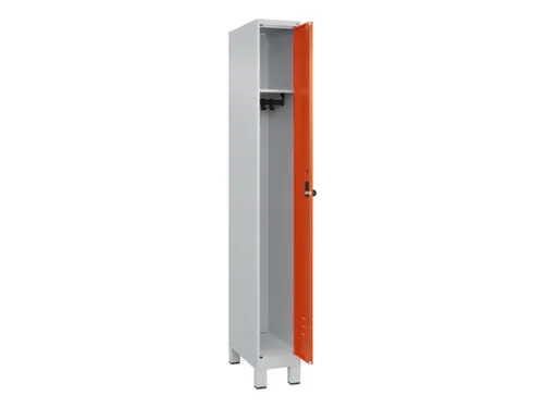 locker,HxBxD 1950x250x500mm,1vak,vak B 250mm,draaigrendel,voeten