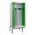 PBM-locker met bank,HxBxD 2120x800x815mm,2vak,vak B 400mm,draaigrendel