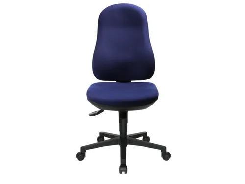 bureaustoel,synchroonmech.,zitting stof blauw,zitting H 420-550mm