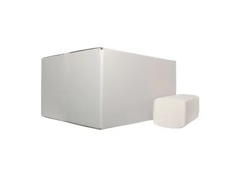 Handdoek 208024 21x24cm Z-Vouw Wit 2-laags 3200 Stuks