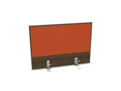 opzetpaneel bureau aanbouw achter NV bruin hickory oranje 800mm