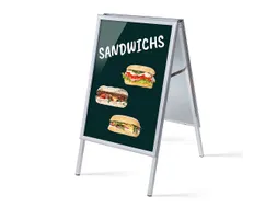Stoepbord A1 complete set met print "Sandwichs"