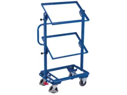 Bijzetwagen Eurobakken 200kg Open 820x455mm 3 Etages Neigbaar Ral5010