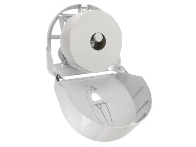 Kunststof Toiletpapier Jumborol dispenser Maxi Wit