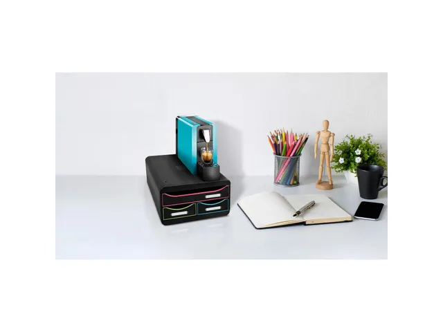 Module de classement Small-Box 3 tiroirs Black Office - Arlequin