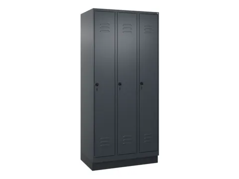locker voor scheiding van kleding,HxBxD 1950x900x500mm,3vak