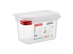 Araven Colorclip Voedseldoos 1 liter 1/9 GN 100mm 176x108mm