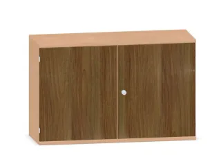 kantoorkast,HxBxD 770x1200x430mm,decor romp beuken,decor front noten - 1