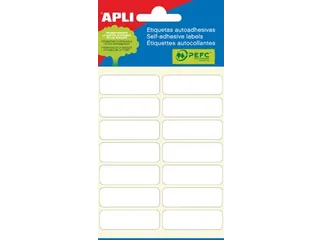 Apli Etiket 13x40mm Wit - 1