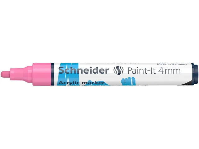 Acrylmarker Schneider Paint-It 320 4mm pastel roze