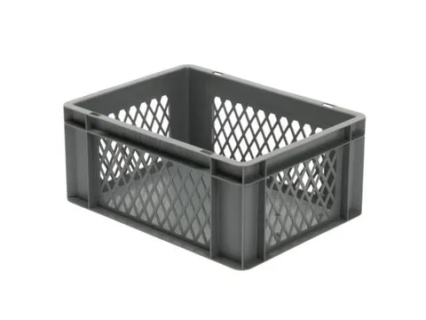 Euronorm-Stapelbak 15l H X L X B 175x400x300mm Grijs