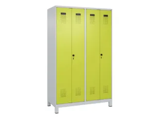 locker voor scheiding van kleding,HxBxD 1950x1200x500mm,4vak - 2