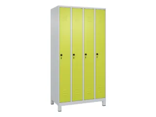 locker,HxBxD 1950x1000x500mm,4vak,vak B 250mm,draaigrendel,voeten - 1