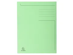 Dossiermap Exacompta Forever A4 3 kleppen 280gr groen