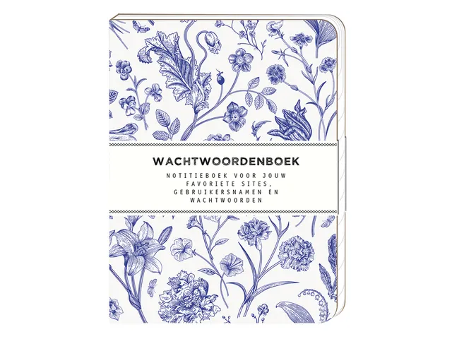 Wachtwoordenboek Interstat softcover 144vel 120x160mm Dutch Blue
