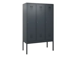schoollocker,HxBxD 1950x1200x500mm,3vak,vak B 400mm,cil.-slot - 2
