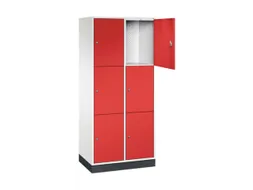 grootvolume-lockersysteem,HxBxD 1950x820x500mm,2x3vakken,cil.-slot