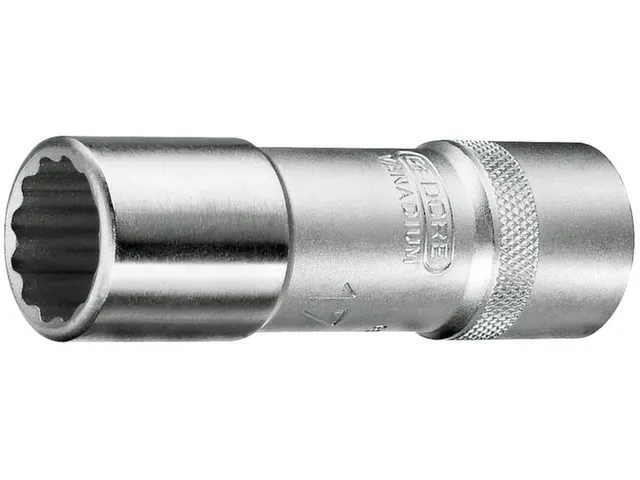 D 19 L 11/16AF Dopsleutel 1/2 inch,lang UD profiel 11/16 inch