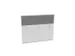 cache de banque d'accueil,p. table de bureau,Bl-blanc,BN8078-gris