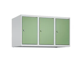 opzetkast,v. locker,3vak.,vak B 300mm,HxBxD 500x900x500mm,cilinderslot - 2