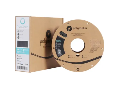 TPU95-HF 1,75mm HIGH SPEED zwart 1kg PolyFlex 3d Filament