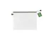 etui A4 Phat-Bag transparant taupe met ritssluiting