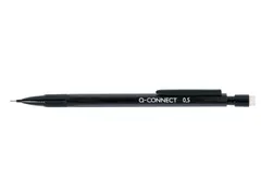 Q-Connect Vulpotlood Zwart met clip en gum + 3x 0,5mm HB stift