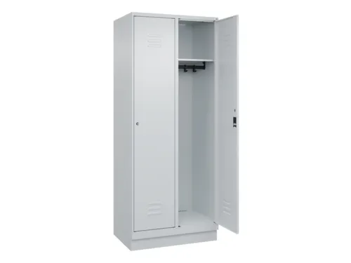 locker,HxBxD 1950x800x500mm,2vak,vak B 400mm,cil.-slot,sokkel
