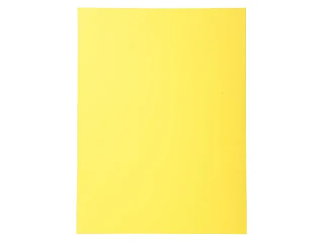 Dossiermap FOREVER 180 100% gerecycleerd 24x32cm Geel 50 stuks