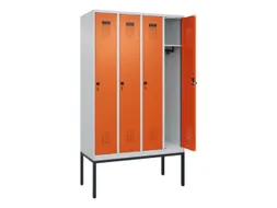 locker,HxBxD 2120x1200x500mm,4vak,vak B 300mm,draaigrendel