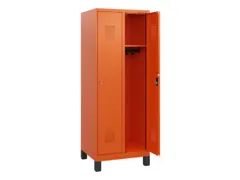 schoollocker,HxBxD 1630x600x500mm,2vak,vak B 300mm,cil.-slot,voeten