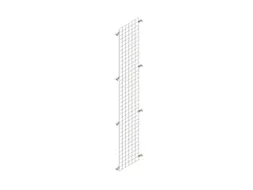 zijwand,v. inhaakstelling,HxD 2000x400mm,verzinkt,rooster,MW 50x50mm