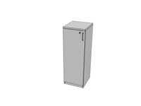 kantoorkast HxBxD 1155x400x445mm 3 OH MP-lichtgrijs