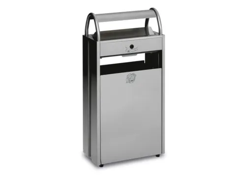 Combi-Asbak 8/60 liter Zilver 960x480x250 Overkapping Verzinkt Zilver