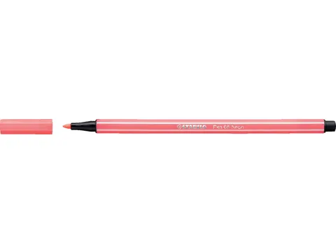 Viltstift STABILO Pen 68/040 medium neon rood