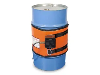 Verwarmingsmantel,V. 120L Vat,Buiten Glasvezel/Silicone,Oranje - 1