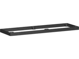 sokkel,v. kantoorstelling,HxB 50x1000mm,metaal,zwart