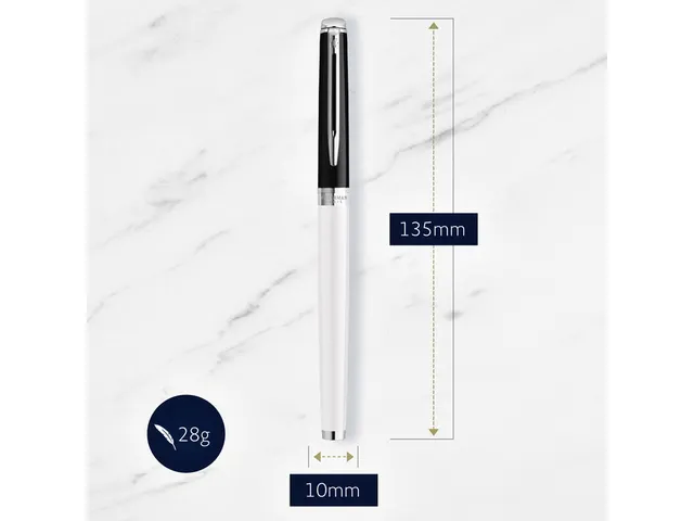 Vulpen Waterman Hémisphère Colour Blocking black en white CT medium