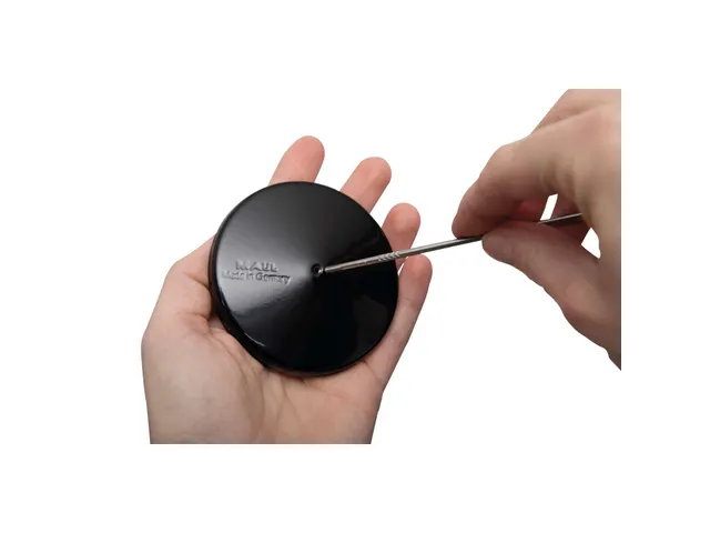 Pique-notes MAUL Ø8,5x17cm noir blister sans bouchon de protection