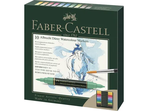 Aquarel marker Faber-Castell Albrecht Dürer doos a 10 stuks