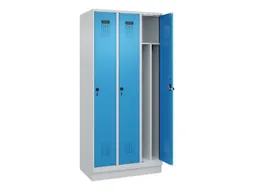 locker voor scheiding van kleding,HxBxD 1950x900x500mm,3vak